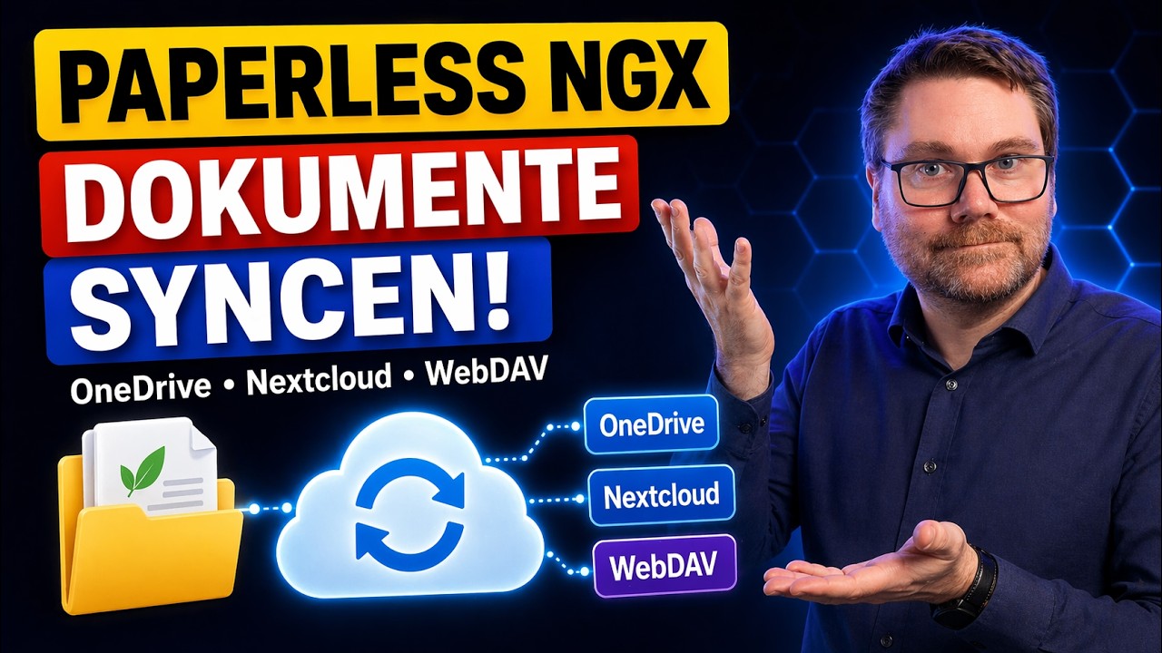 📂 Paperless NGX: Dokumente synchronisieren mit OneDrive, Nextcloud, WebDAV & mehr! 🔄☁️