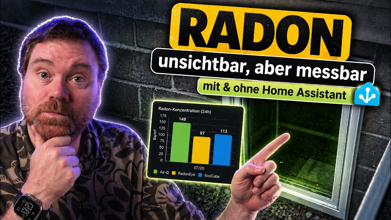 Radon messen im Smart Home – Gerätevergleich & Home‑Assistant‑Integration für gesunde Raumluft