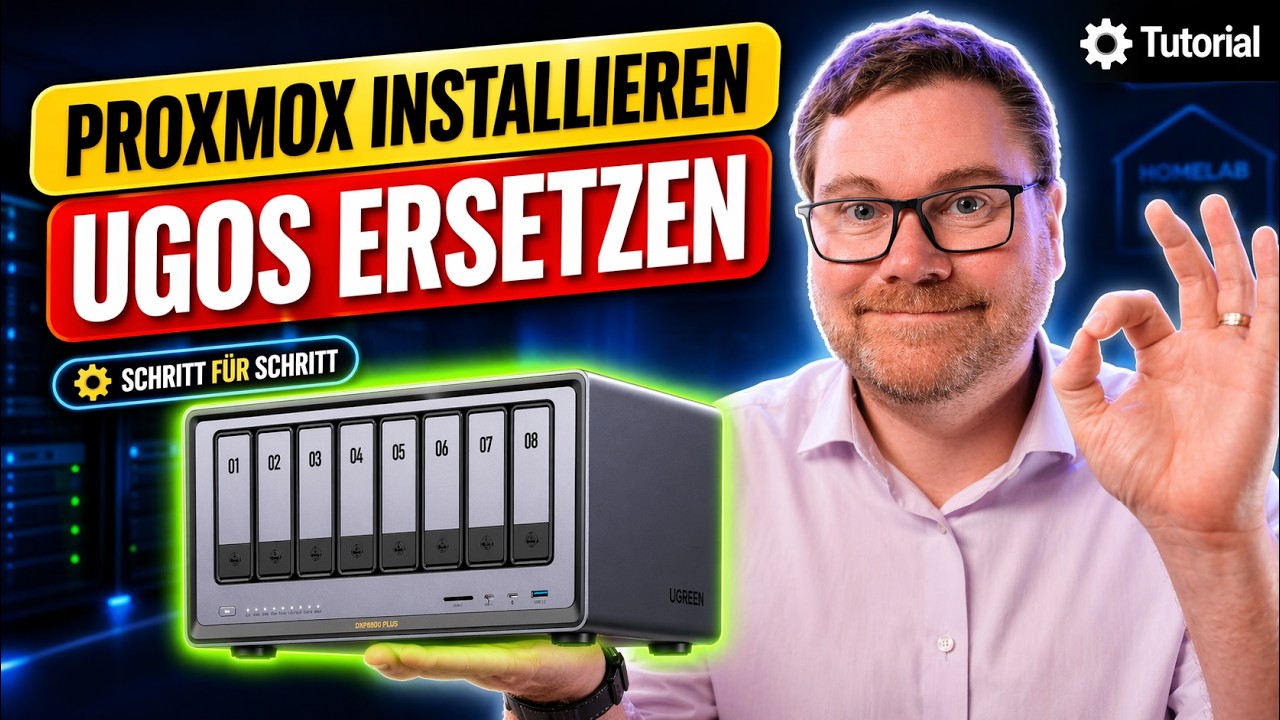 Ugreen NAS mit Proxmox – So baust du dir dein eigenes HomeLab