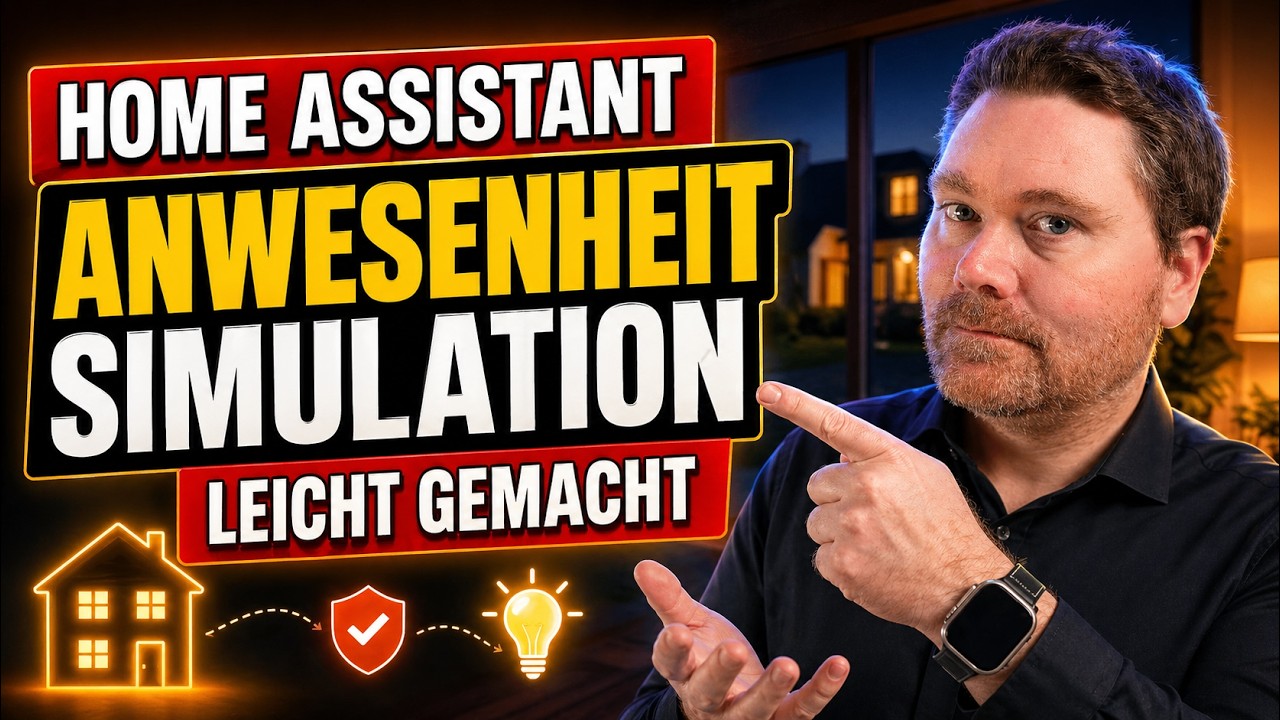Home Assistant in Aktion: Anwesenheitssimulation leicht gemacht. Auch für Einsteiger !