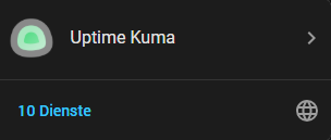 Uptime Kuma in Home Assistant - Integration